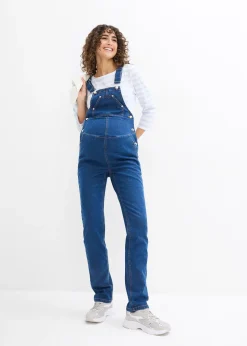 bonprix Salopette de grossesse à largeur ajustable, jambes droites|Femme Femme Enceinte