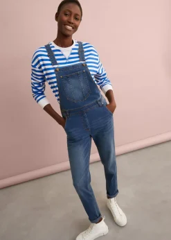 bonprix Salopette en jean boyfriend|Femme Jeans