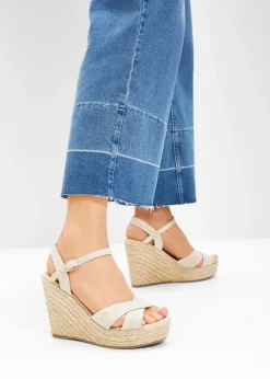 Femme bonprix Talons Hauts|Chaussures D'Été|Sandales compensées