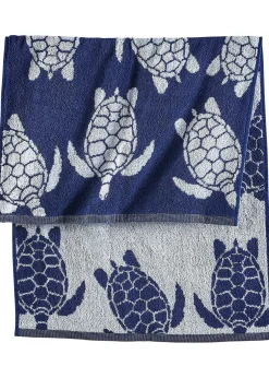 bonprix Serviette de toilette pur coton motif tortue| Salle De Bain·Serviettes De Toilette|Serviettes De Toilette