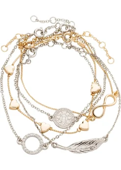 bonprix Set de bracelets (ens. 5 pces)|Femme Bijoux