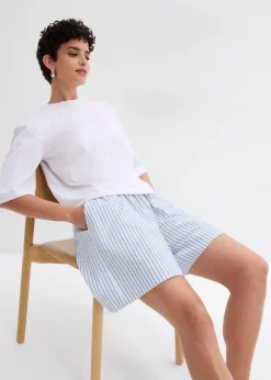 Femme bonprix Shorts|Pantalons|Short 100% coton