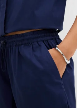 Femme bonprix Deux Pièces & Ensembles|Shorts|Short 100% coton avec taille élastiquée