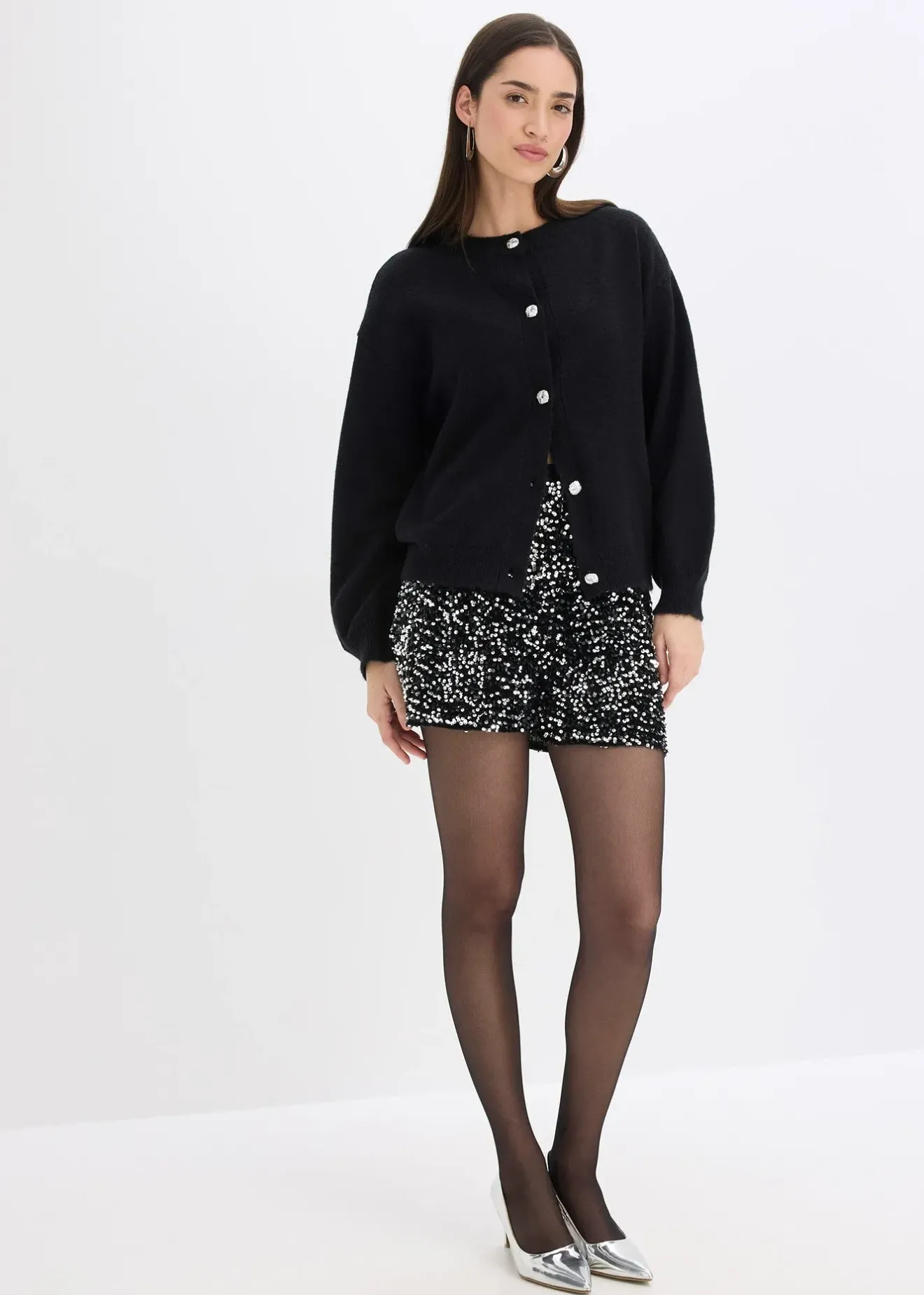 bonprix Short à sequins|Femme Shorts|Pantalons