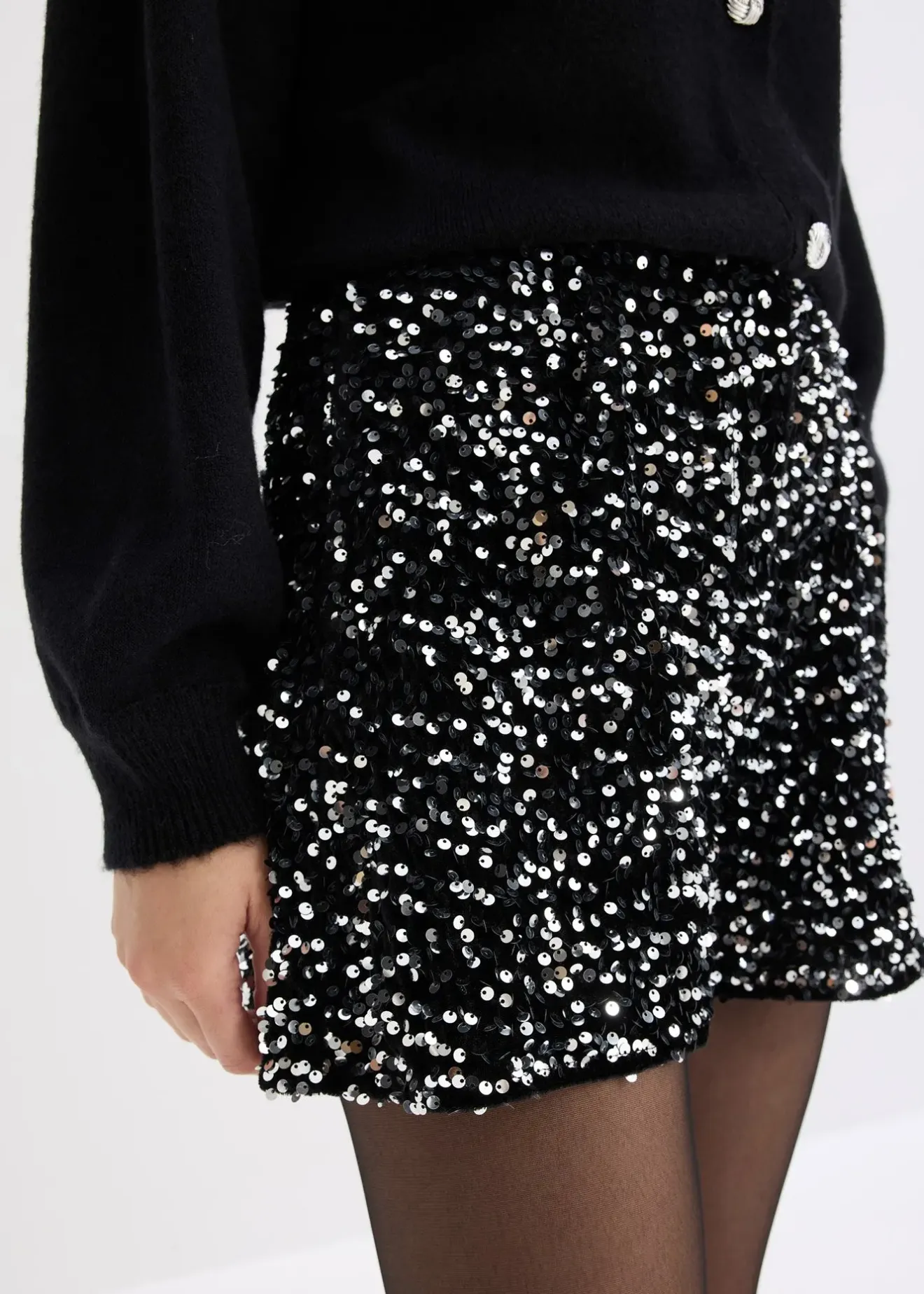 bonprix Short à sequins|Femme Shorts|Pantalons