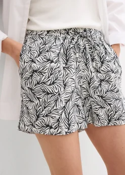 Femme bonprix Shorts|Pantalons|Short à taille élastiquée