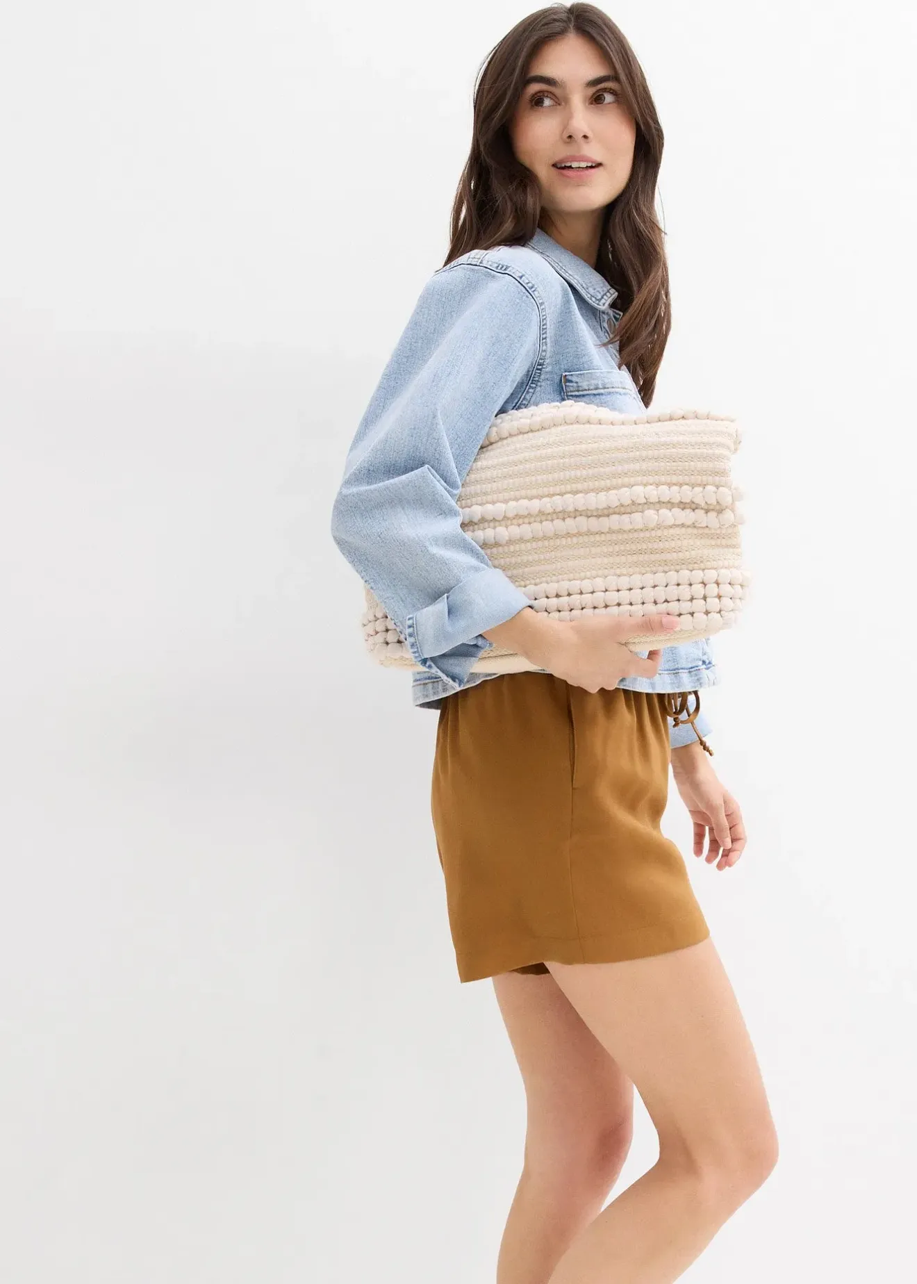 bonprix Short à taille élastiquée|Femme Shorts|Pantalons