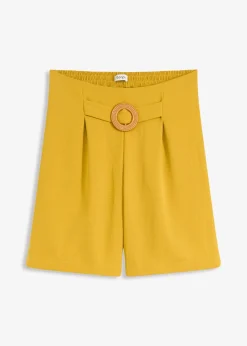 Femme bonprix Shorts|Pantalons|Short à taille élastiquée