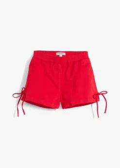 Femme bonprix Shorts|Pantalons|Short à taille élastiquée en coton extensible