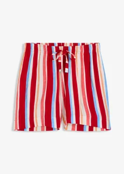 Femme bonprix Shorts|Pantalons|Short à taille élastiquée en viscose