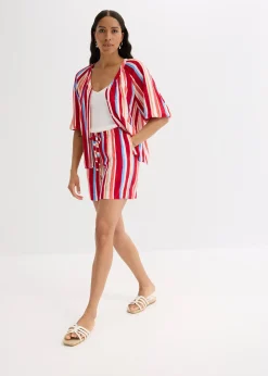 Femme bonprix Shorts|Pantalons|Short à taille élastiquée en viscose