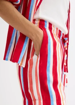 Femme bonprix Shorts|Pantalons|Short à taille élastiquée en viscose