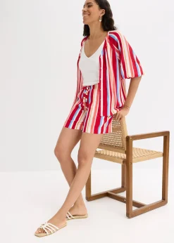 Femme bonprix Shorts|Pantalons|Short à taille élastiquée en viscose