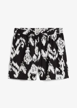 bonprix Short à taille élastiquée en viscose|Femme Shorts|Pantalons