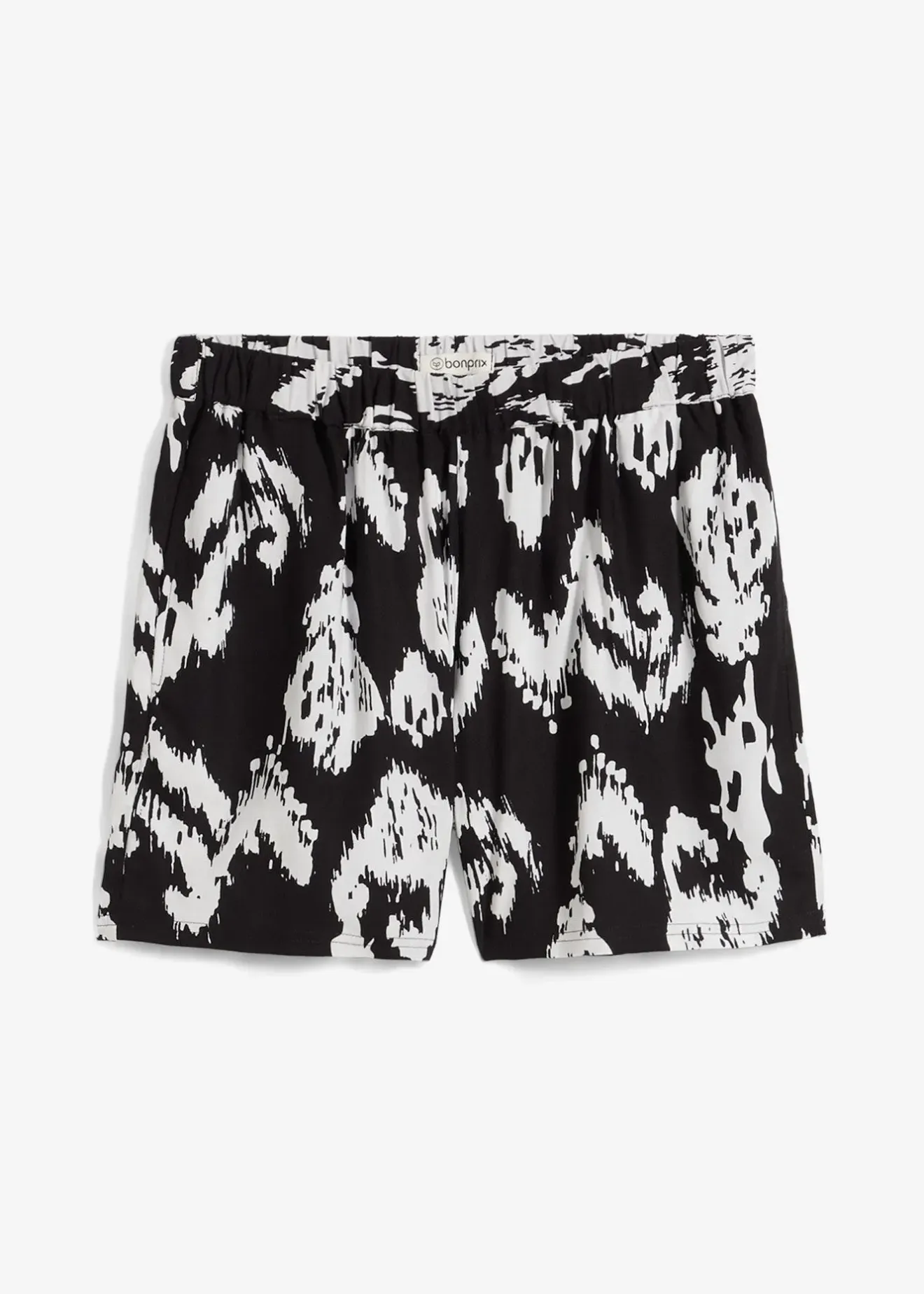 bonprix Short à taille élastiquée en viscose|Femme Shorts|Pantalons