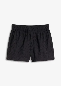 Femme bonprix Shorts|Pantalons|Short avec broderies anglaises