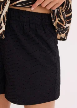 Femme bonprix Shorts|Pantalons|Short avec broderies anglaises