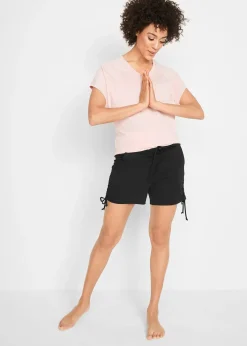 Femme bonprix Shorts|Pantalons|Short avec fronces