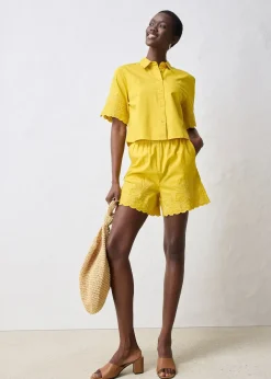 Femme bonprix Premium|Shorts|Short avec soie