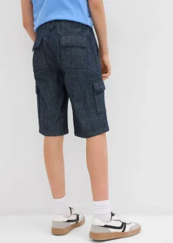 bonprix Short cargo long en chambray, Regular|Enfant Vêtements Enfant|Garçons 9-16 Ans·Shorts