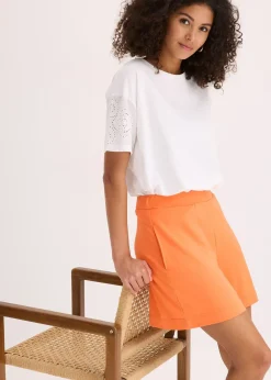 Femme bonprix Shorts|Pantalons|Short confortable en jersey milano