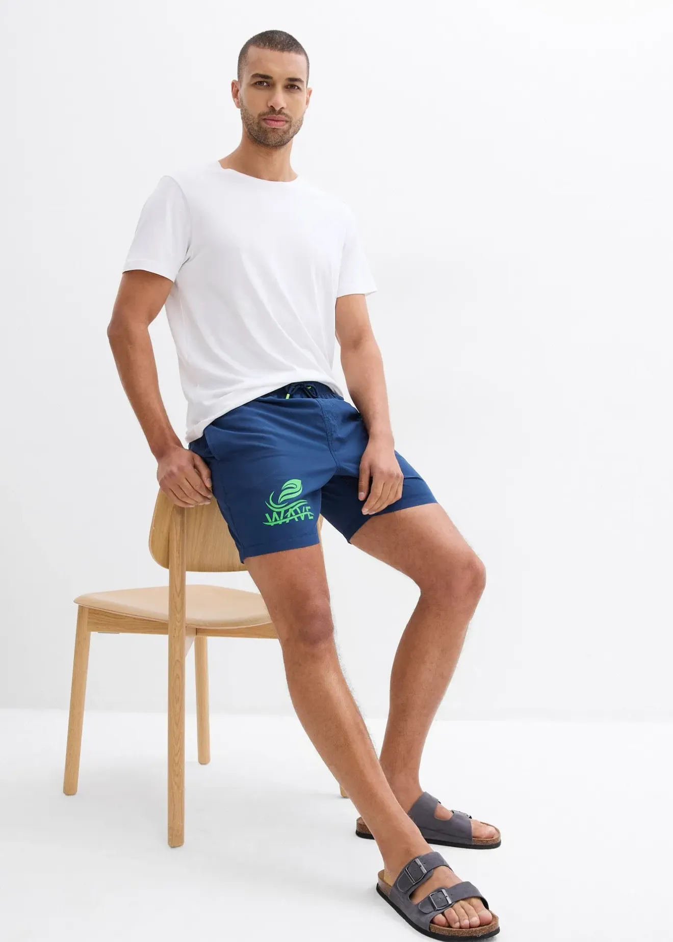 Homme bonprix Mode Plage|Shorts De Bain|Short de bain avec imprimé