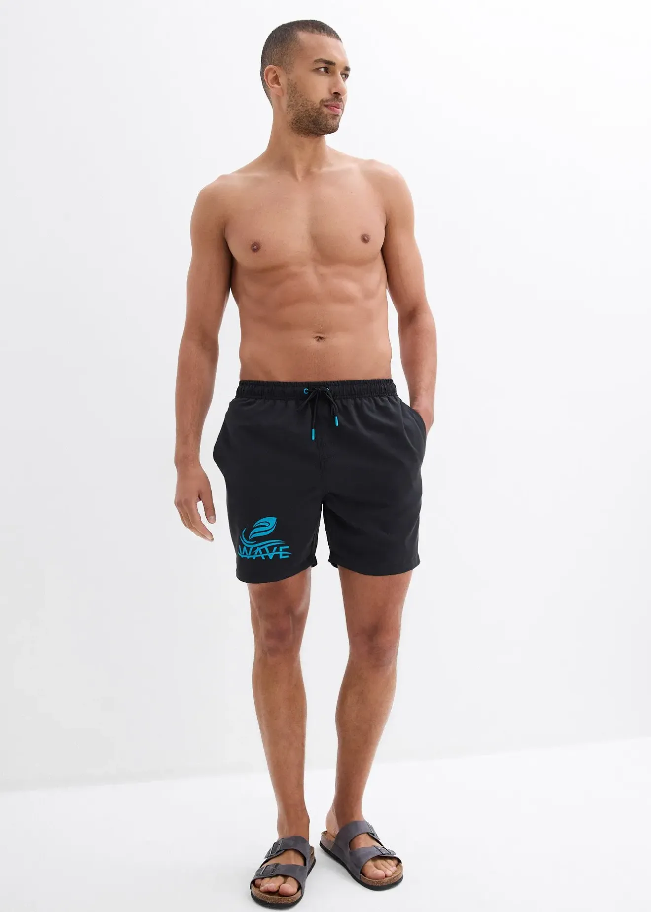 bonprix Short de bain avec imprimé|Homme Mode Plage|Shorts De Bain