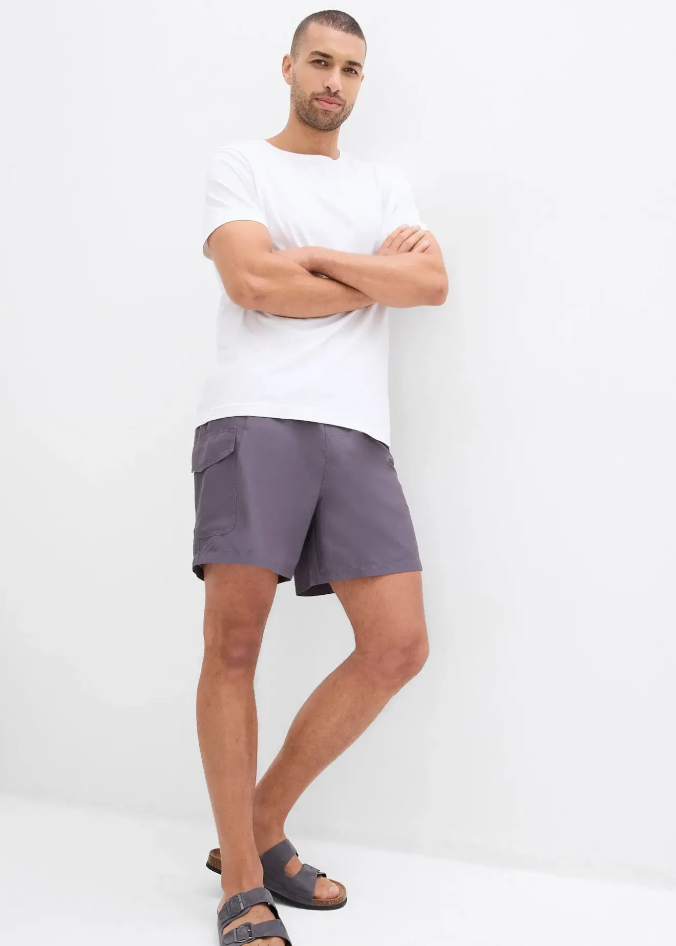 bonprix Short de bain avec poche cargo|Homme Mode Plage|Shorts De Bain