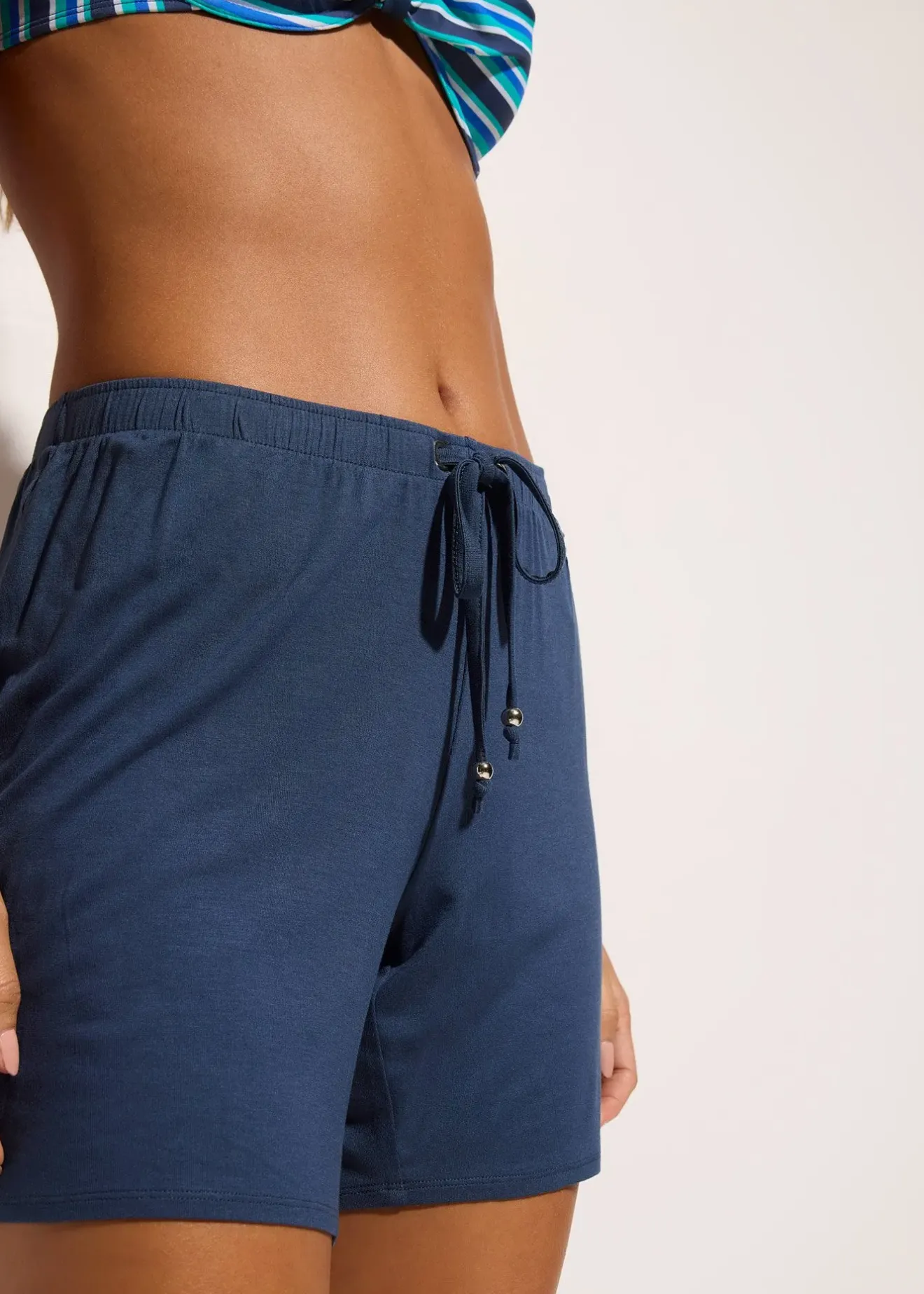 bonprix Short de plage en viscose fluide et extensible|Femme Maillots De Bain Couvrants|Vêtements De Plage