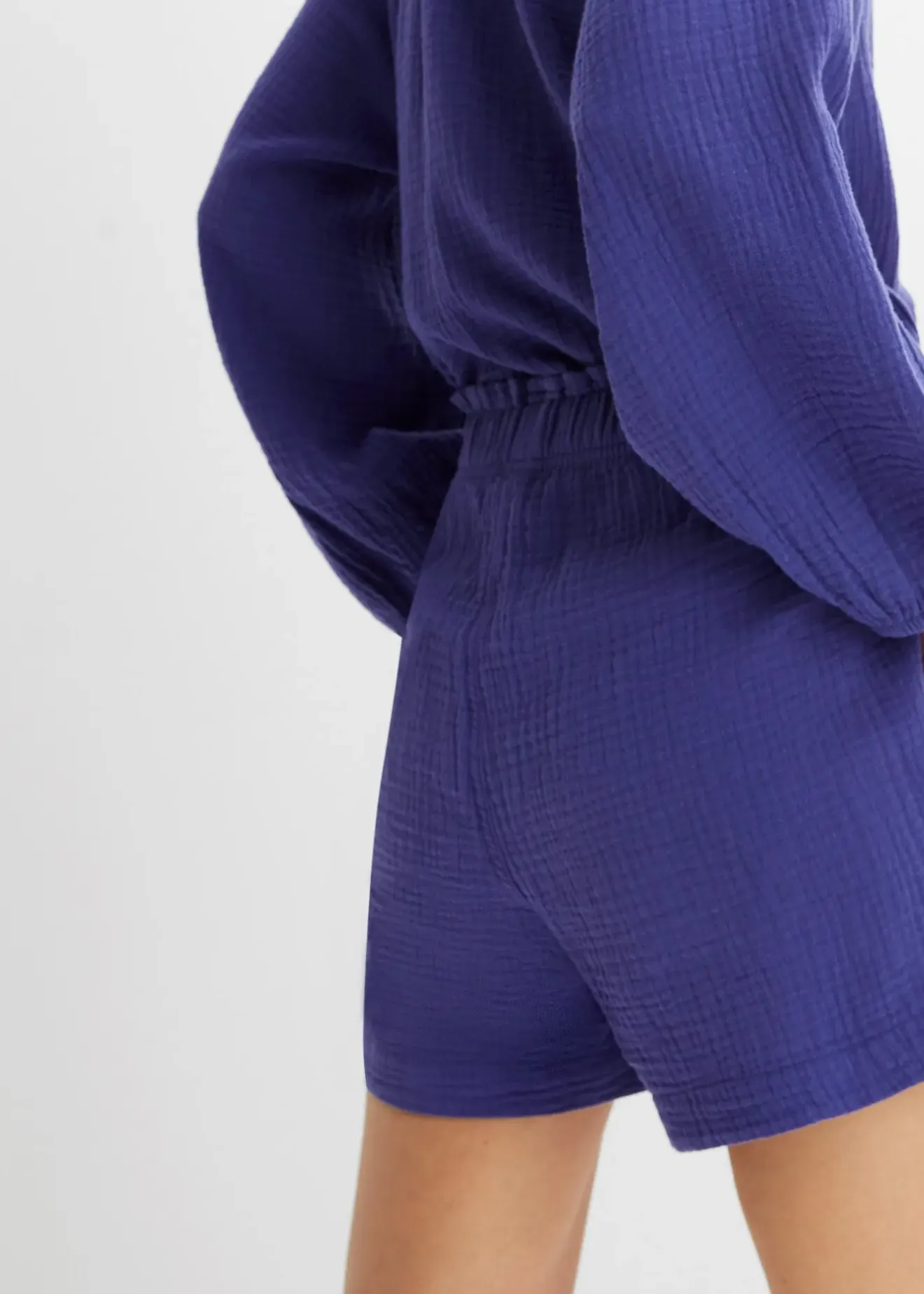 Femme bonprix Shorts|Pantalons|Short en gaze 100% coton