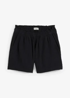 Femme bonprix Shorts|Pantalons|Short en gaze 100% coton