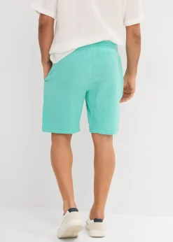 Homme bonprix Shorts|Pantalons|Short en gaze 100% coton, Regular