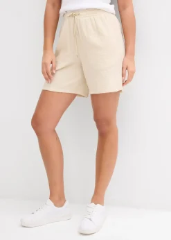 Femme bonprix Shorts|Pantalons|Short en gaze de coton