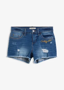 Femme bonprix Shorts|Jeans|Short en jean à broderie