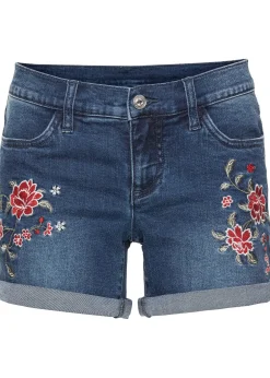 bonprix Short en jean brodé|Femme Shorts|Jeans