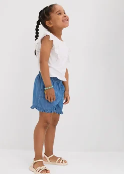 Enfant bonprix Vêtements Enfant|Filles 2-8 Ans·Shorts|Short en jean en coton fluide