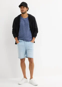 Homme bonprix Shorts|Jeans|Short en jean extensible, loose