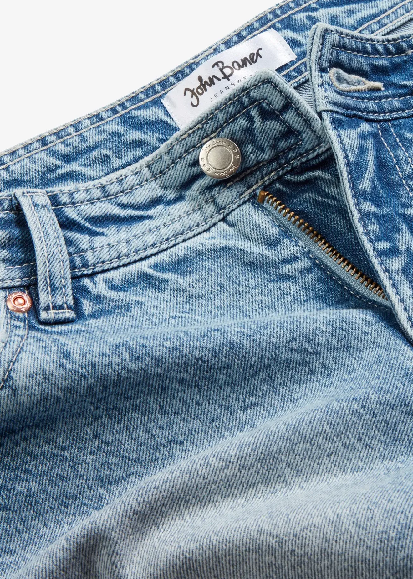 bonprix Short en jean, taille mi-haute|Femme Shorts|Jeans