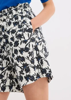 Femme bonprix Shorts|Pantalons|Short en lin majoritaire