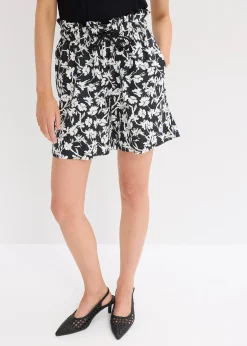 bonprix Short en lin majoritaire|Femme Shorts|Pantalons