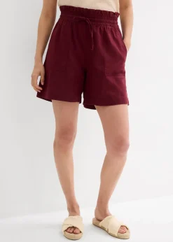 bonprix Short en lin mélangé|Femme Shorts|Pantalons
