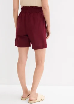 bonprix Short en lin mélangé|Femme Shorts|Pantalons