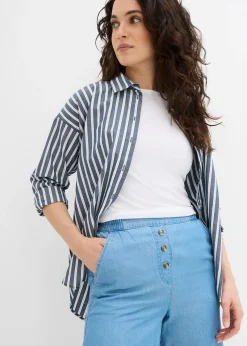 bonprix Short en Lyocell à taille élastiquée|Femme Shorts|Pantalons