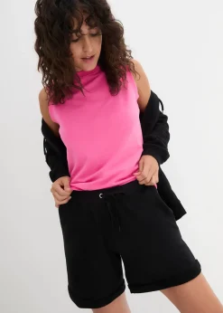 bonprix Short en molleton 100% coton|Femme Shorts|Basiques