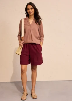 bonprix Short en molleton de coton mélangé|Femme Shorts|Sweats