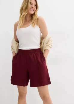 bonprix Short en molleton de coton mélangé|Femme Shorts|Sweats