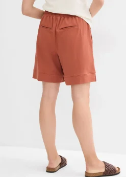 Femme bonprix Shorts|Sweats|Short en molleton de coton mélangé