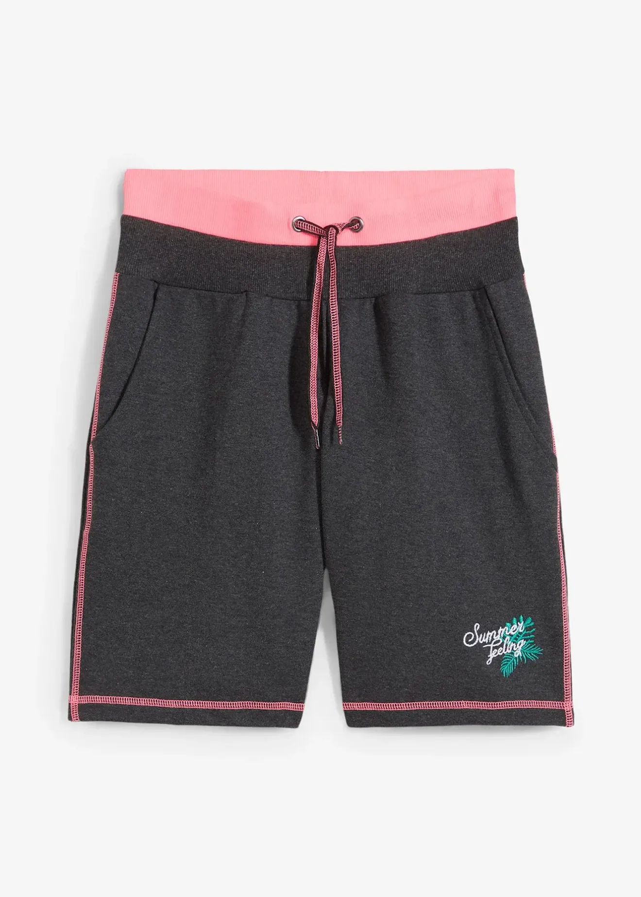 bonprix Short en molleton de coton mélangé|Femme Vêtements De Plage|Maillots Séparables