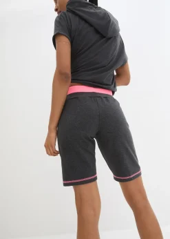 bonprix Short en molleton de coton mélangé|Femme Vêtements De Plage|Maillots Séparables