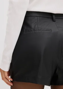 bonprix Short en tissu enduit|Femme Shorts|Pantalons